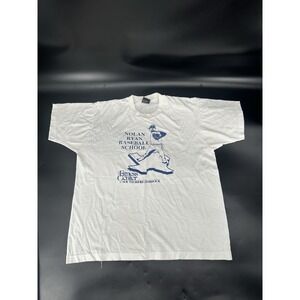 Rare VTG Tee From‎ The Nolan Ryan Baseball School Screen Stars Best Sz XL